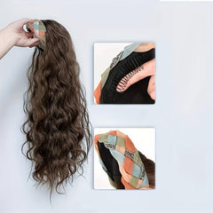 Long Wavy Hairband Wig for Women