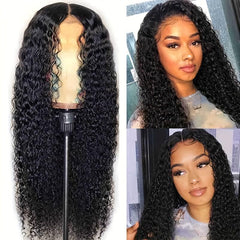 Long Curly Matte Synthetic High Temp Fiber Wig Natural Look