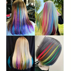 Long Straight Hair Piece Synthetic Hair Extensions Natural Density Wig Clip