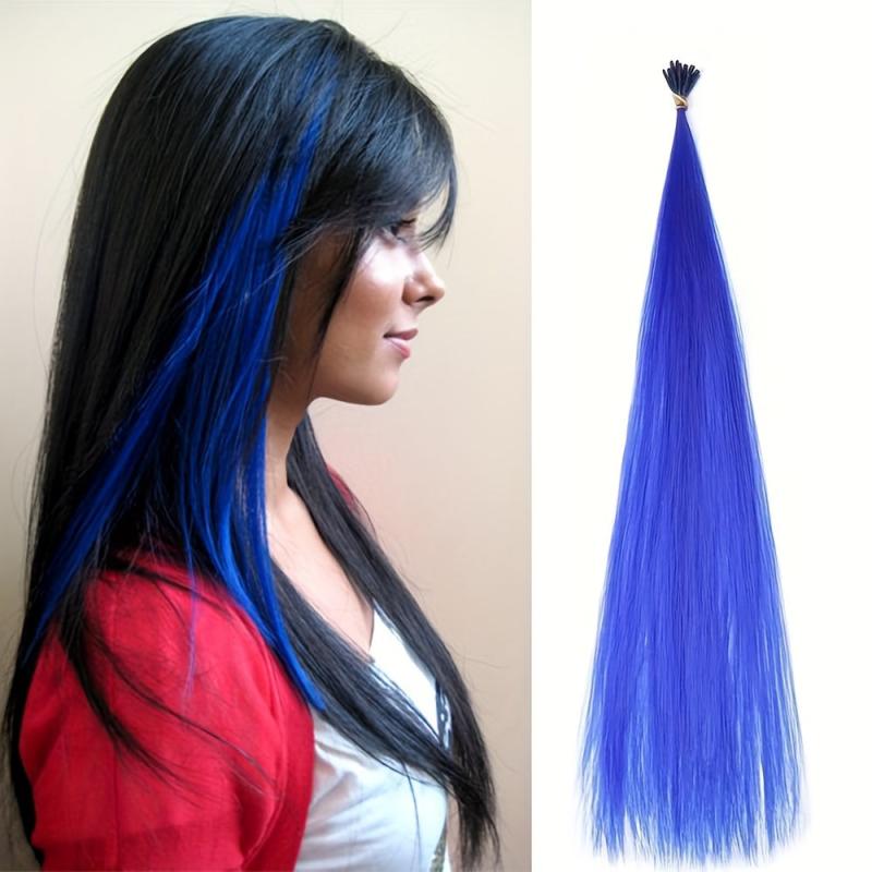 Long Straight Hair Piece Synthetic Hair Extensions Natural Density Wig Clip