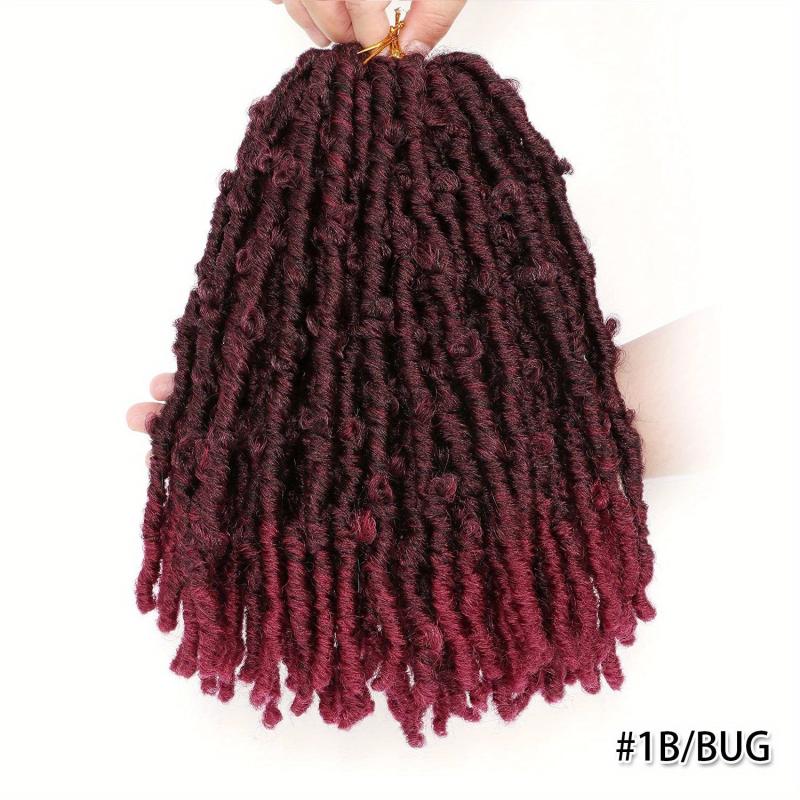 Butterfly Locs Crochet Hair Extensions 30-48cm Soft Distressed Faux Locs