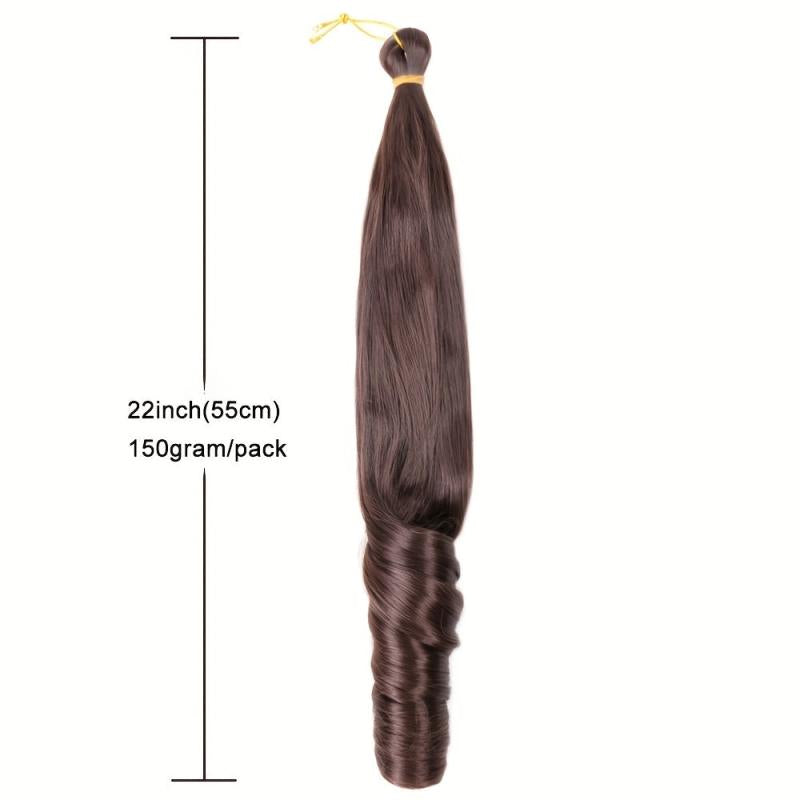 French Curl Crochet Hair Extensions 55-88 cm