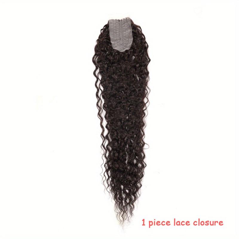Ombre Water Wavy Synthetic Lace Closure for Braiding Hair Extension