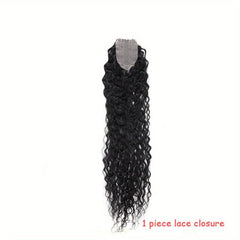 Ombre Water Wavy Synthetic Lace Closure for Braiding Hair Extension