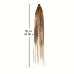 60 Long Dreadlocks Hair Extension Synthetic Gradient Reggae Jamaican Dreadlocks