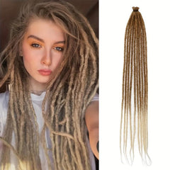 60 Long Dreadlocks Hair Extension Synthetic Gradient Reggae Jamaican Dreadlocks