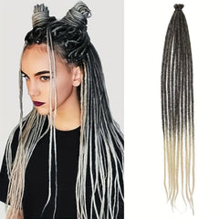 60 Long Dreadlocks Hair Extension Synthetic Gradient Reggae Jamaican Dreadlocks