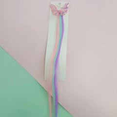 Colorful Long Straight Hair Extensions for Girls