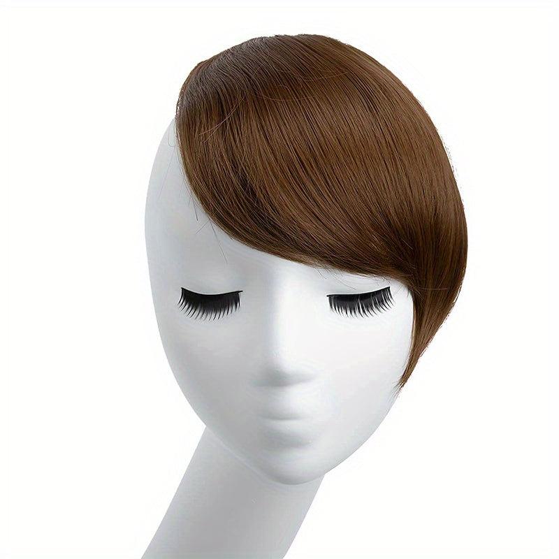 Human Hair Straight Bangs Extensions One Piece For Women