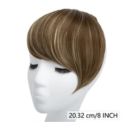 Human Hair Straight Bangs Extensions One Piece For Women