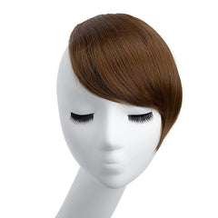 Human Hair Straight Bangs Extensions One Piece For Women