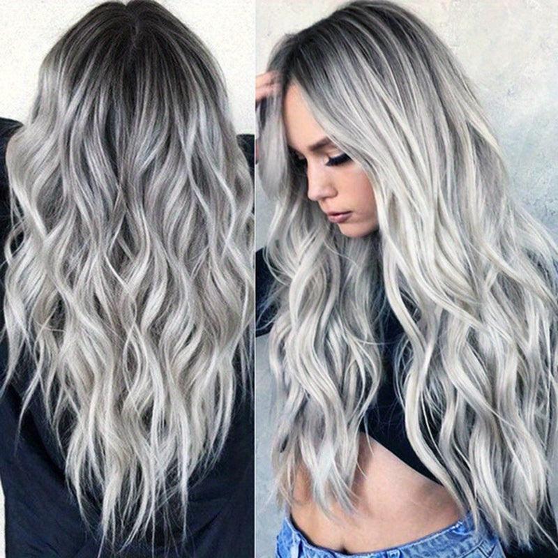 Long Body Wave Hair Wig Highlights Daily Wear Party Halloween Cosplay Costume