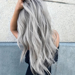 Long Body Wave Hair Wig Highlights Daily Wear Party Halloween Cosplay Costume