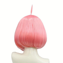 Light Pink Silly Hair Bob Wig for Halloween Party