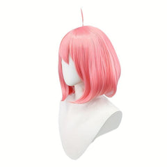 Light Pink Silly Hair Bob Wig for Halloween Party