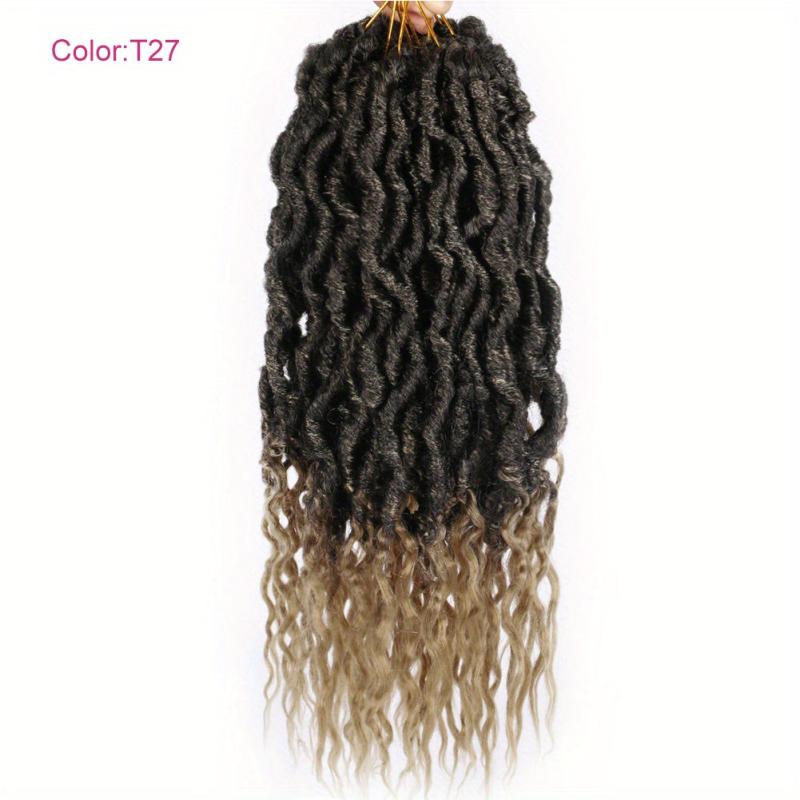 Long Afro Braids with Curly Ends Crochet Hair Extensions