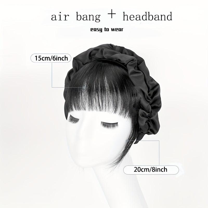 Cloud Headband With Synthetic Hair Bangs 2-in-1 Hair Accessories