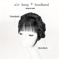 Cloud Headband With Synthetic Hair Bangs 2-in-1 Hair Accessories