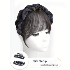 Cloud Headband With Synthetic Hair Bangs 2-in-1 Hair Accessories