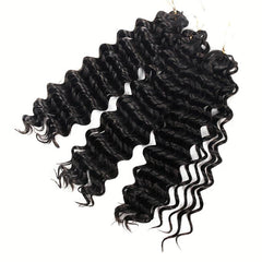 3pcs Ombre Braiding Hair Extensions Synthetic Deep Wave Crochet Hair 25 4 Cm