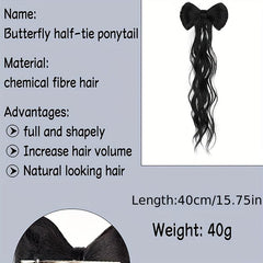 Hanfu Ancient Style Wig Braid Tall Ponytail Chicken Hair Claw Hair Bun