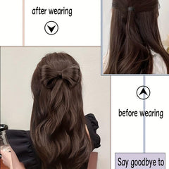 Hanfu Ancient Style Wig Braid Tall Ponytail Chicken Hair Claw Hair Bun