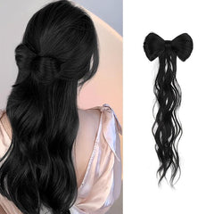 Hanfu Ancient Style Wig Braid Tall Ponytail Chicken Hair Claw Hair Bun