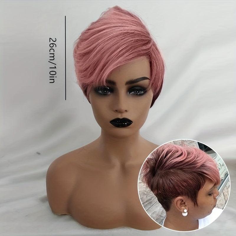25 4 Cm Short Curly Wavy Hair Iwgs For Women Natural Looking Synthetic