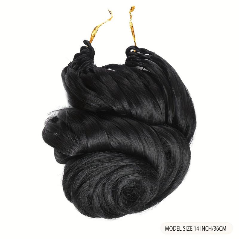2pcs Crochet Body Wave Hair Extensions Synthetic Hair For Women