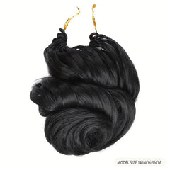 2pcs Crochet Body Wave Hair Extensions Synthetic Hair For Women