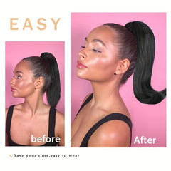 30 48 Cm Straight Ponytail Extensions for Women Girls Daily Use