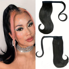 30 48 Cm Straight Ponytail Extensions for Women Girls Daily Use