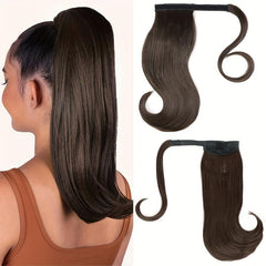 30 48 Cm Straight Ponytail Extensions for Women Girls Daily Use
