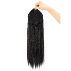 20 Inch High Temp Fiber Drawstring Wig Ponytail Plait