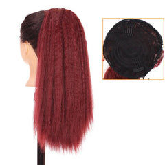 20 Inch High Temp Fiber Drawstring Wig Ponytail Plait