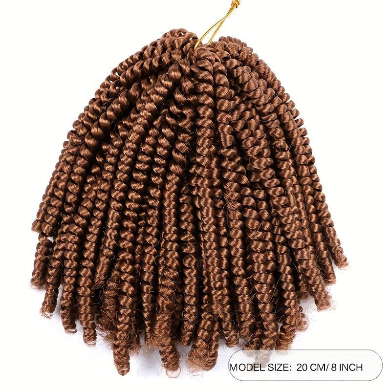 Spring Twist Hair Extensions 20 32 Cm Synthetic Crochet Braids