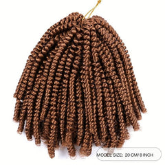 Spring Twist Hair Extensions 20 32 Cm Synthetic Crochet Braids