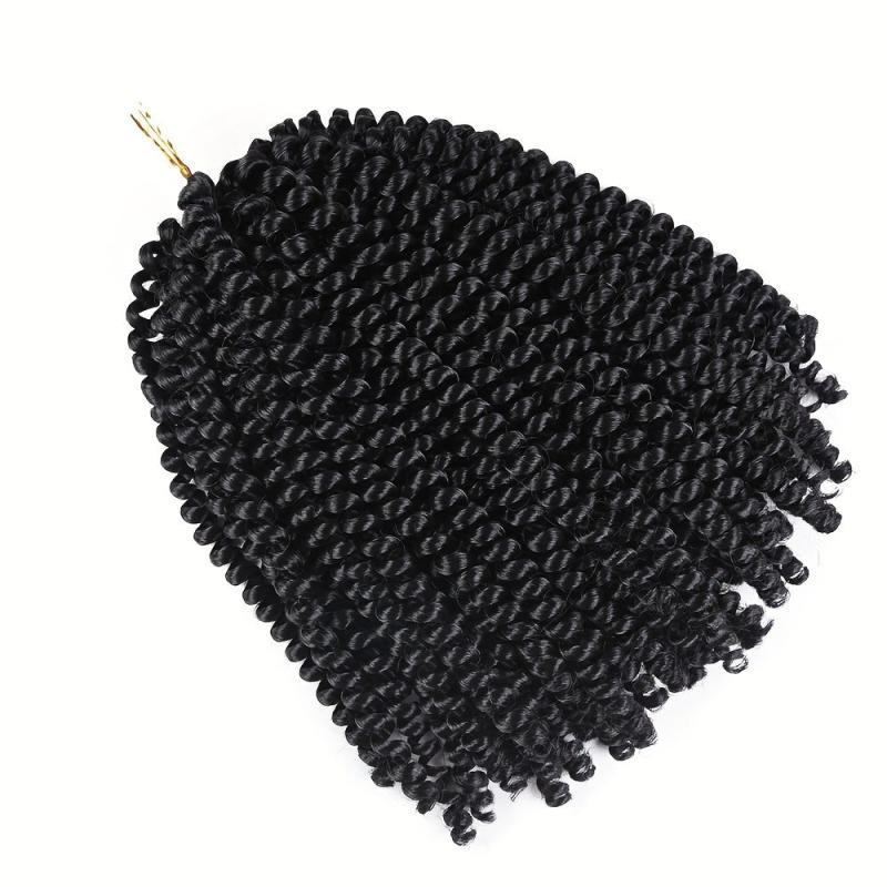 Spring Twist Hair Extensions 20 32 Cm Synthetic Crochet Braids