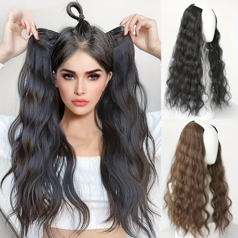 Long Curly Clip-In Hair Extensions for Volume and Style