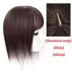 Clip In Hair Toupee Synthetic Hairpiece Can Be Dyed & Ironed Shape