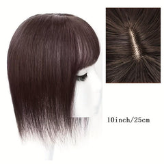 Clip In Hair Toupee Synthetic Hairpiece Can Be Dyed & Ironed Shape