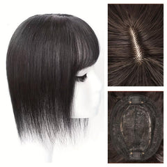 Clip In Hair Toupee Synthetic Hairpiece Can Be Dyed & Ironed Shape