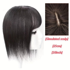Clip In Hair Toupee Synthetic Hairpiece Can Be Dyed & Ironed Shape