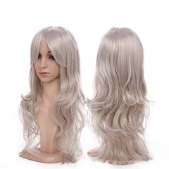 Wavy Cosplay Wig Heat Resistant Synthetic Hair For Women