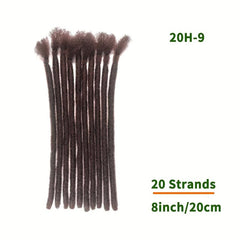 20 Strands Backcomb Twisted Dreadlocks Extensions