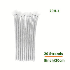 20 Strands Backcomb Twisted Dreadlocks Extensions