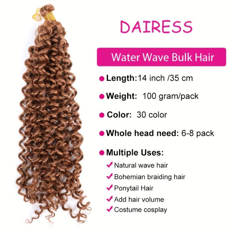 Ombre Water Wave Crochet Hair Extensions