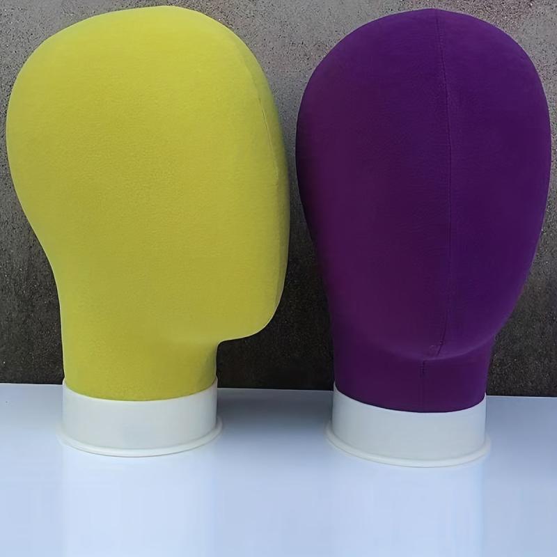 Unisex Head Wig Making Weft Hats Display Stand Rack Model Mannequin Head