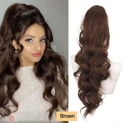 Big Wave Drawstring Ponytail Synthetic Wig Natural Fluffy