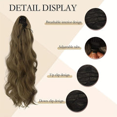 Big Wave Drawstring Ponytail Synthetic Wig Natural Fluffy